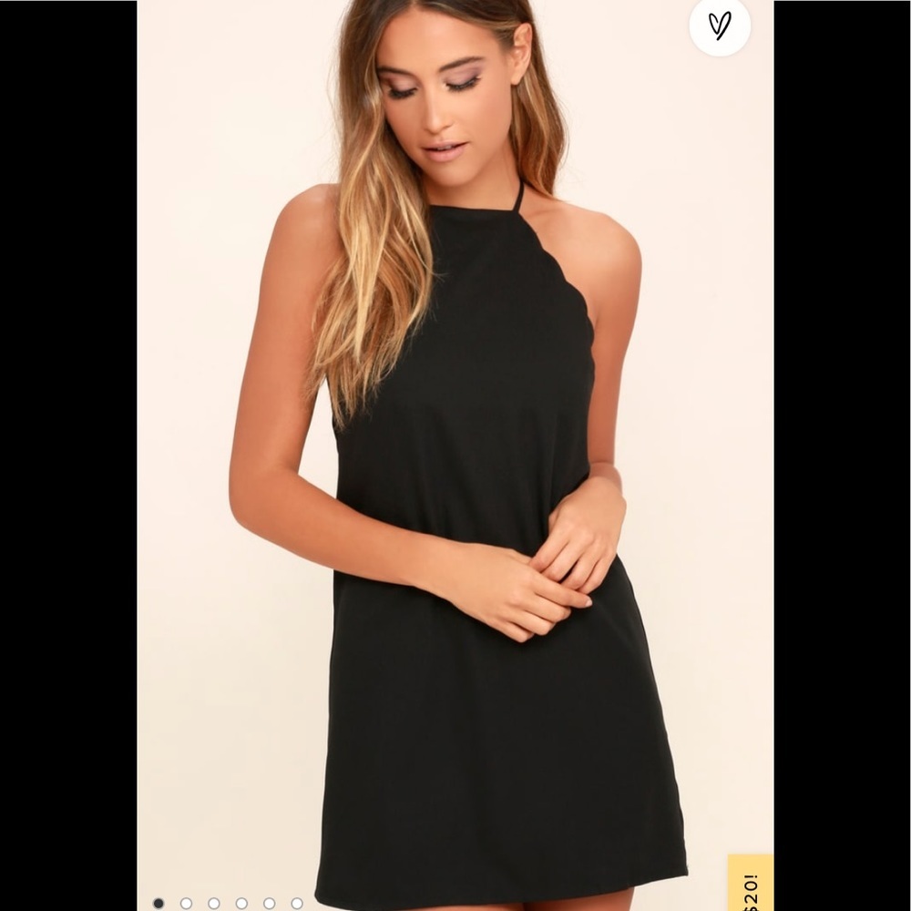 NWOT Lulus Endlessly Endearing Black Minidress 👗